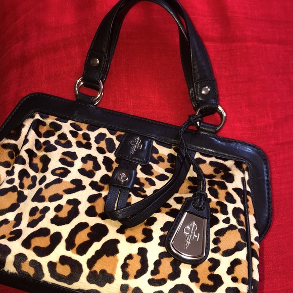 Cole Haan cheetah print purse - Picture 3 of 5